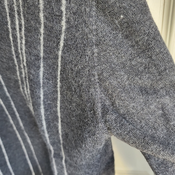 Marco Fiori 100% Pure Merino Wool Mens V neck Pullover Size L Made in Italy - Picture 7 of 10